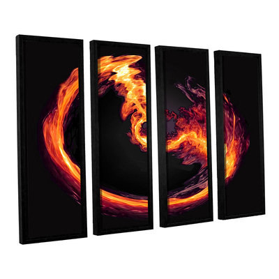 Brushstone Purify 4-pc. Floater Framed Canvas WallArt