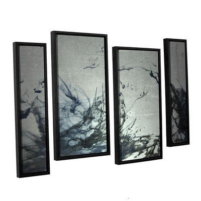 Brushstone Reincarnate 4-pc. Floater Framed Staggered Canvas Wall Art