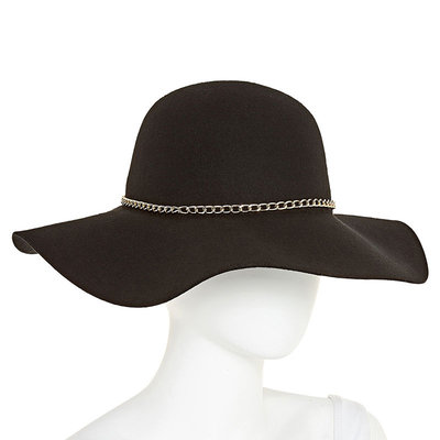 Scala Gold Chain Floppy Hat