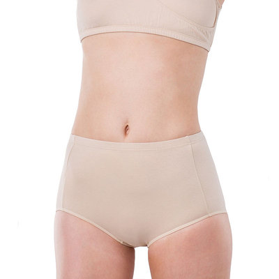 Elita Classic-Cut Full Briefs-BEIGE-Large