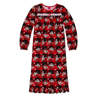 Fisher-price Disney Long Sleeve Minnie Mouse Nightgown-Big Kid Girls