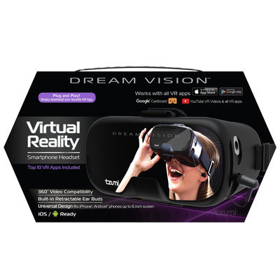 Tzumi Dream Vision Virtual Reality Headset