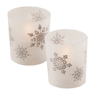 LumaBase Glass LED Candles