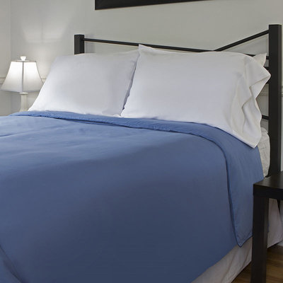 Outlast Temperature Regulating 300T Duvet Cover Midnight Blue Queen 91 x 99