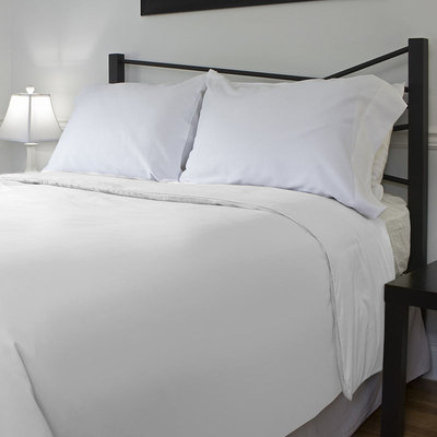 Outlast Temperature Regulating 300T Duvet Cover White Queen 91 x 99