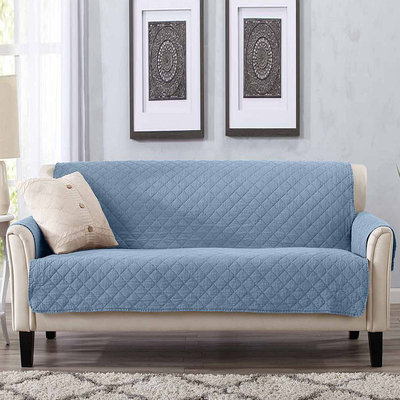 Laurina Stonewash Furniture Protector Sofa, Delphium