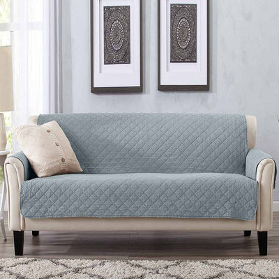 Laurina Stonewash Furniture Protector Sofa, Mirage Grey