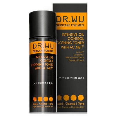 Dr. Wu INTENSIVE OIL CONTROL SOOTHING TONER WITH AC.NET (150 ml / 5 fl oz)
