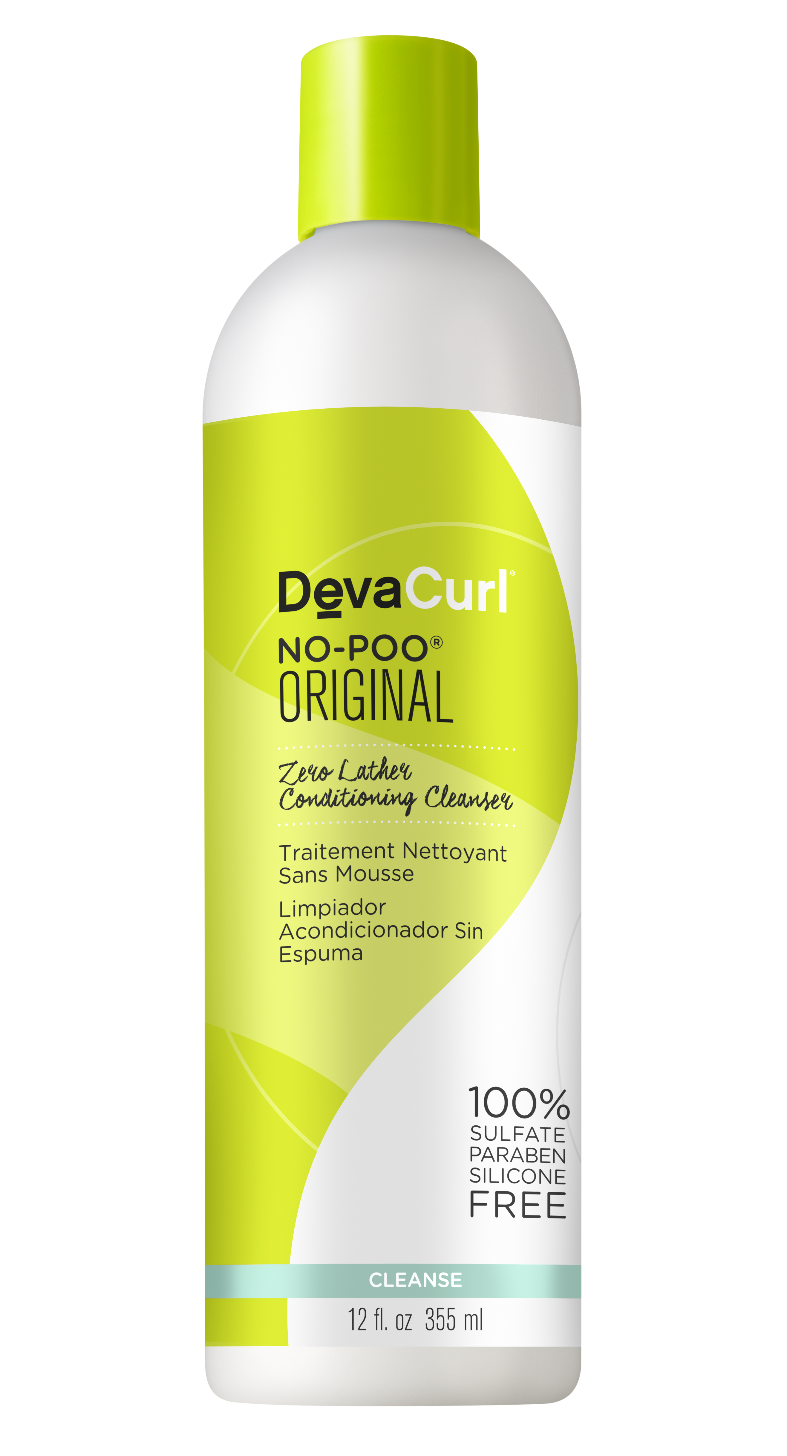 DevaCurl No-Poo Original, Zero Lather Conditioning Cleanser