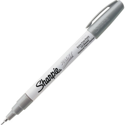Sharpie Extra Fine Oil-Based Paint Markers - Metallic Silver Oil Based Ink - 1 Each