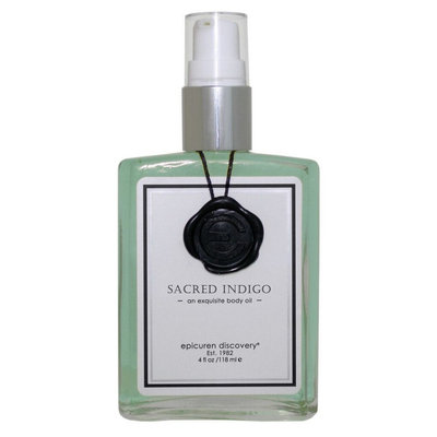 epicuren Discovery SACRED INDIGO an exquisite body oil (4.0 fl oz / 118 ml)