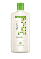 Andalou Naturals 231297 11.5 fl. oz Hair Care Exotic Marula Oil Silky Smooth Shampoo & Conditioners