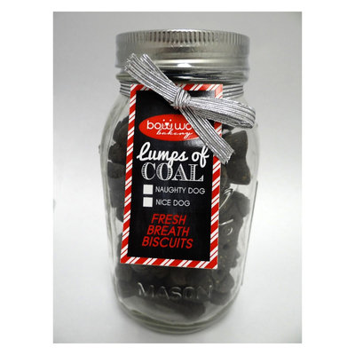Bow Wow Bakery Lumps of Coal - Mason Jar - 11.8oz