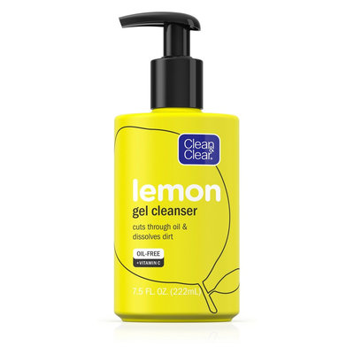 Clean & Clear® Lemon Gel Facial Cleanser with Vitamin C