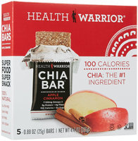 Health Warrior Chia Bar - Apple Cinnamon - 4.4 oz