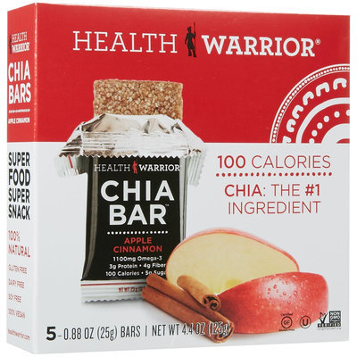 Health Warrior Chia Bar - Apple Cinnamon - 4.4 oz