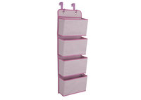Delta 4-Pocket Pink Over the Door Organizer Kid's