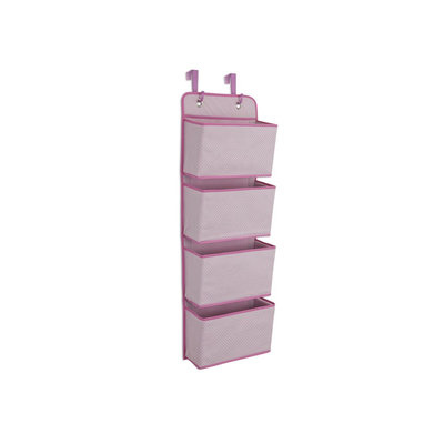 Delta 4-Pocket Pink Over the Door Organizer Kid's