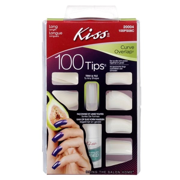 Kiss 100 Nageltips en Lijm Curve Overlap