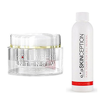 Skinception Kollagen 2oz and AHA Toner Combo Deal