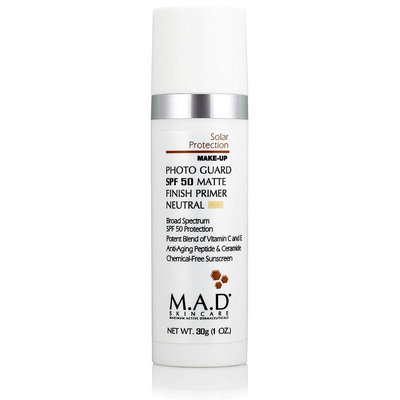 Mad Skincare M.A.D SKINCARE PHOTO GUARD SPF 50 MATTE FINISH PRIMER NEUTRAL (30 g / 1.0 oz)
