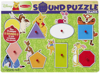 Winnie The Pooh Shapes Wooden Sound Puzzle