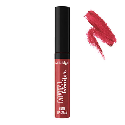 Misslyn Metal Wonder Matte Lip Creme - Vibrant Power