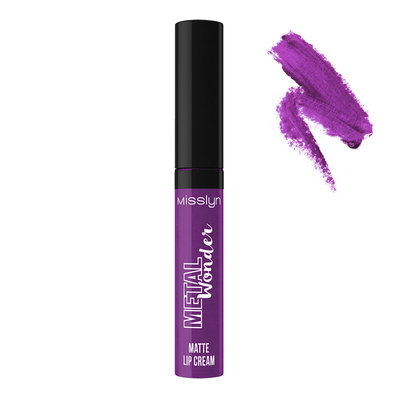 Misslyn Metal Wonder Matte Lip Creme - Dark Fairy
