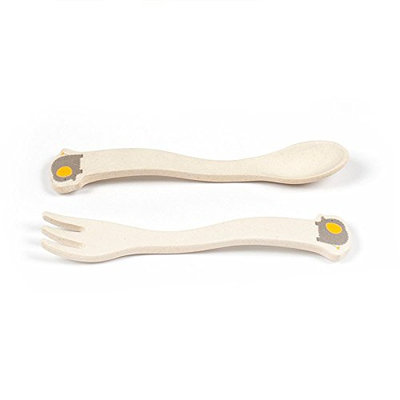 Elephant Spoon & Fork Pack of Two