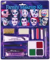 WMU Family Makeup Kit with 4 Color Makeup Tray