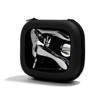 Metrokane Zippity Rabbit Polished Sterling Model w/ Black Case