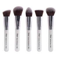 Nanshy Gobsmack Glamorous 5 Piece Brush Collection - Pearlescent White