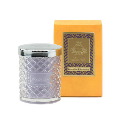 Agraria Lavender Rosemary Petite Crystal Cane Candle