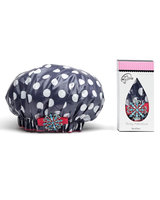 Dry Divas Shower Cap with Vintage Brooch, Lotza Dotza