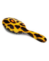 Rock & Ruddle Large Leopard-Print Mixed Bristle Hairbrush