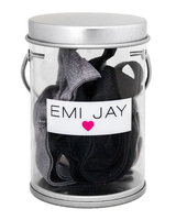 Emi-jay Black Ombre Hair Ties in Paint Tin