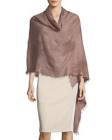 Bindya Scattered Sparkle Frame Cashmere Stole