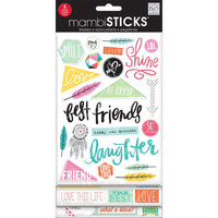 Glitter Stickers Value Pack-Geometric Friends