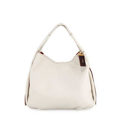 Coach Pebbled Leather Hobo Bag, Black