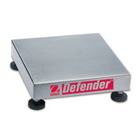 Ohaus D25QR Defender Square Bench Base 50 LB/25 KG Capacity