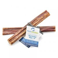 Barkworthies Beef Gullet Stick Dog Treats, 6 '