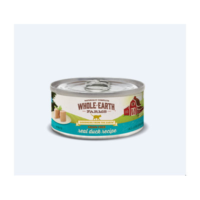 Whole Earth Farms Goodness From the Earth Real Duck All Life Stages Wet Cat Food, 2.75 Oz (Case of 24)