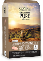 CANIDAE Grain Free PURE Elements Adult Cat Formula Made With Fresh Chicken, 5 lbs.