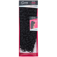 The Sassy Collection Chloe Off Black 18 Inch Drawstring Ponytail