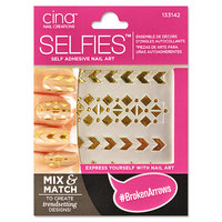 Cina Nail Creations BrokenArrow Self Adhesive Nail Art