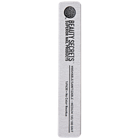 Beauty Secrets 100/180 Rectangle Zebra Cushion Nail File