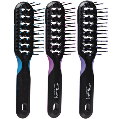 Brush Strokes Zero Static Purse Size Vent Brush