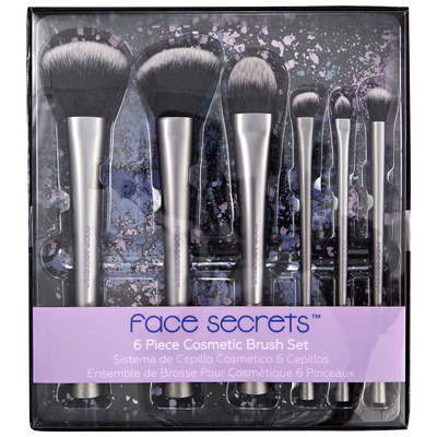 Face Secrets 6-Piece Cosmetic Brush Set