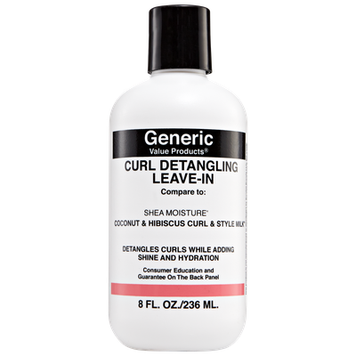 Generic Value Products GVP Curl Detangler Leave In Compare to Shea Moisture Coconut & Hibiscus Curl & Style Milk