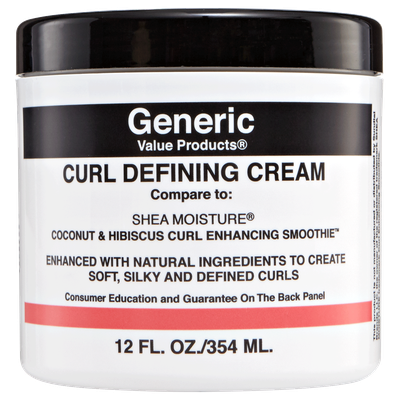 Generic Value Products GVP Curl Defining Cream Compare to Shea Moisture Coconut & Hibiscus Curl Enhancing Smoothie